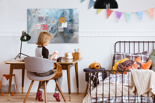 Dry erase board magnetic Modern photo display board
