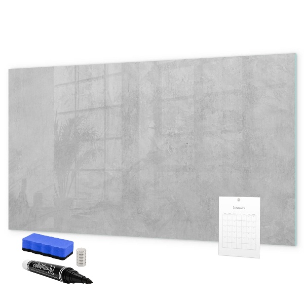 Magnetic dry erase board Note and photo board