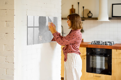 Magnetic dry erase board Note and photo board