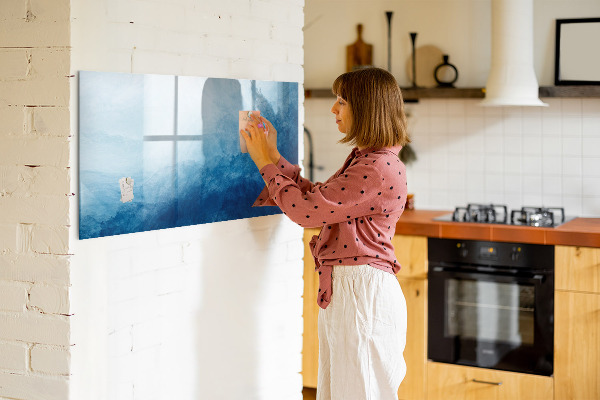 Magnetic dry erase board A space for creative memories and notes