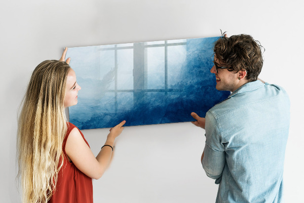 Magnetic dry erase board A space for creative memories and notes