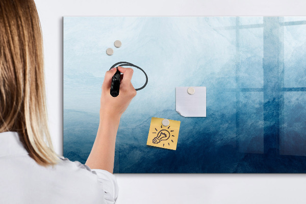 Magnetic dry erase board A space for creative memories and notes