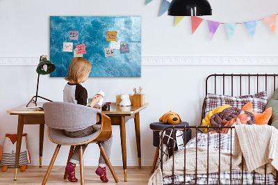 Magnetic dry erase board A colorful board for notes and photos