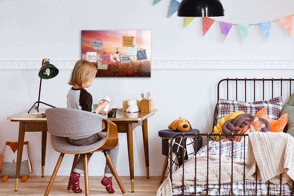 Dry erase board magnetic A creative space for presenting photos