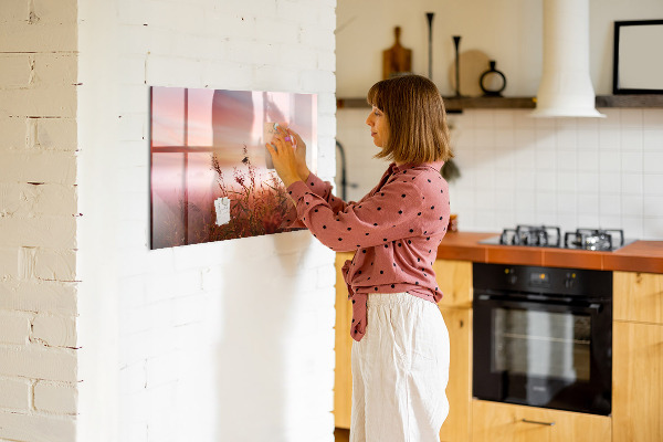 Dry erase board magnetic A creative space for presenting photos
