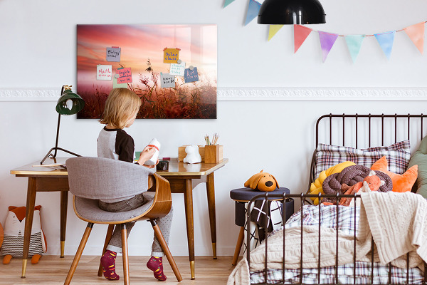 Dry erase board magnetic A creative space for presenting photos