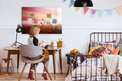 Dry erase board magnetic A creative space for presenting photos