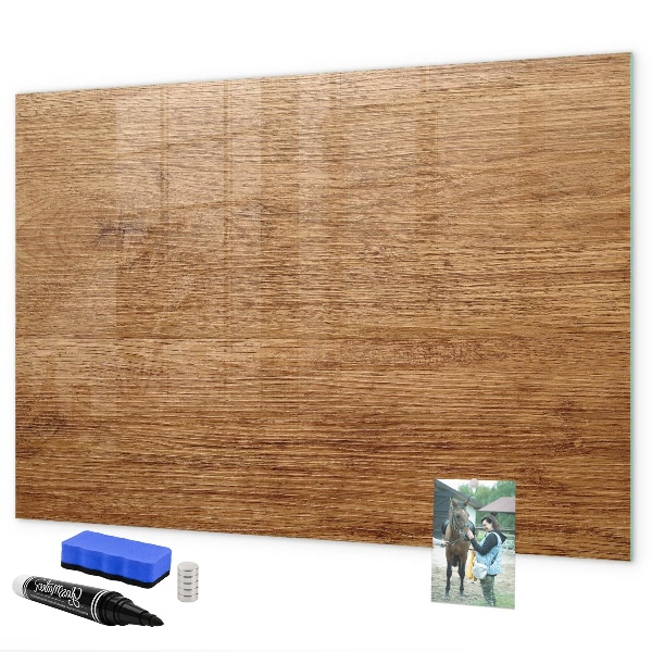 Dry erase board magnetic Memo board with magnets and photos