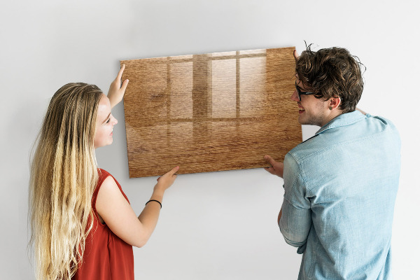 Dry erase board magnetic Memo board with magnets and photos