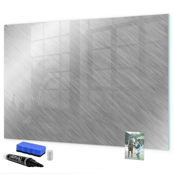 Dry erase board magnetic Magnetic board for photos and notes