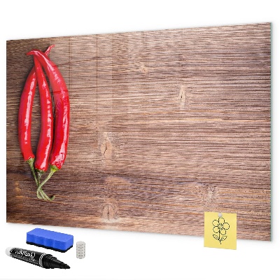 Magnetic dry erase board A practical board for notes and photos