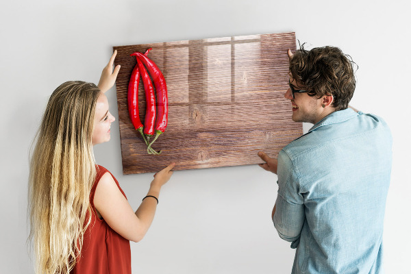 Magnetic dry erase board A practical board for notes and photos