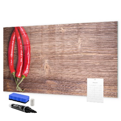 Magnetic dry erase board A practical board for notes and photos