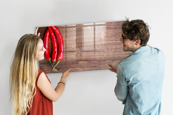 Magnetic dry erase board A practical board for notes and photos