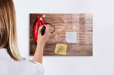 Magnetic dry erase board A practical board for notes and photos