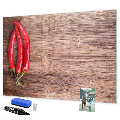 Magnetic dry erase board A practical board for notes and photos