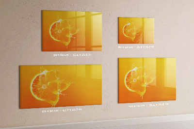 Magnetic dry erase board A colorful board for notes and photos