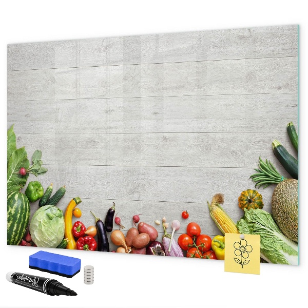 Magnetic dry erase board A creative space for memories and photos