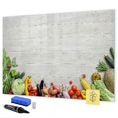 Magnetic dry erase board A creative space for memories and photos