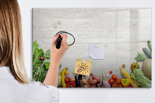 Magnetic dry erase board A creative space for memories and photos