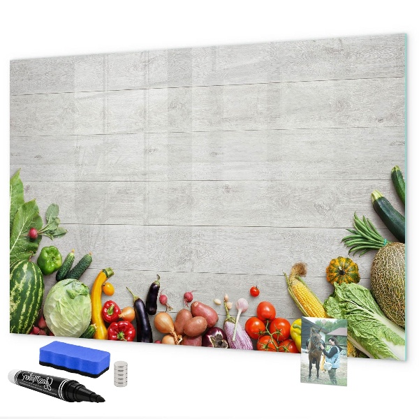 Magnetic dry erase board A creative space for memories and photos