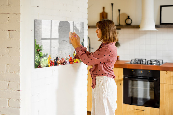 Magnetic dry erase board A creative space for memories and photos