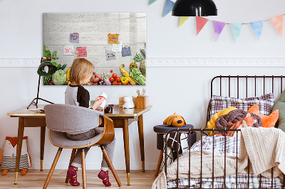 Magnetic dry erase board A creative space for memories and photos