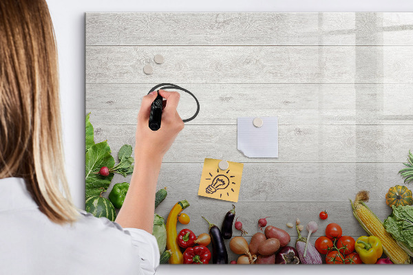 Magnetic dry erase board A creative space for memories and photos