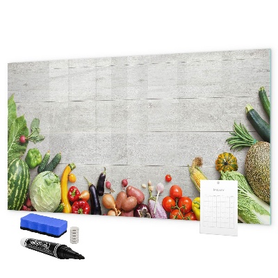 Magnetic dry erase board A creative space for memories and photos