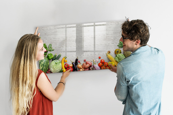 Magnetic dry erase board A creative space for memories and photos