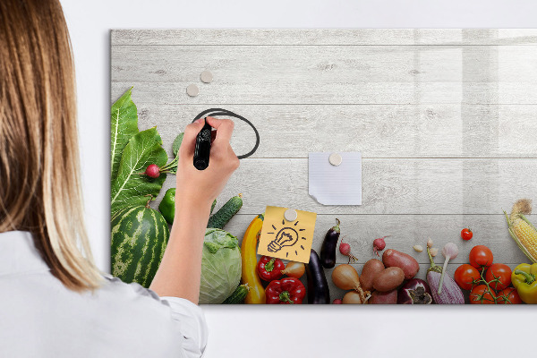Magnetic dry erase board A creative space for memories and photos