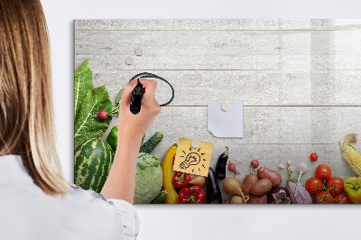 Magnetic dry erase board A creative space for memories and photos