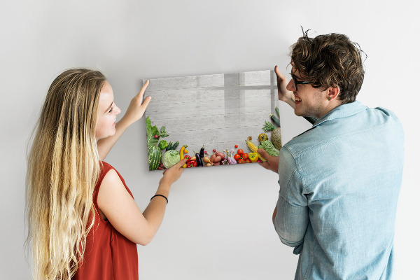 Magnetic dry erase board A creative space for memories and photos