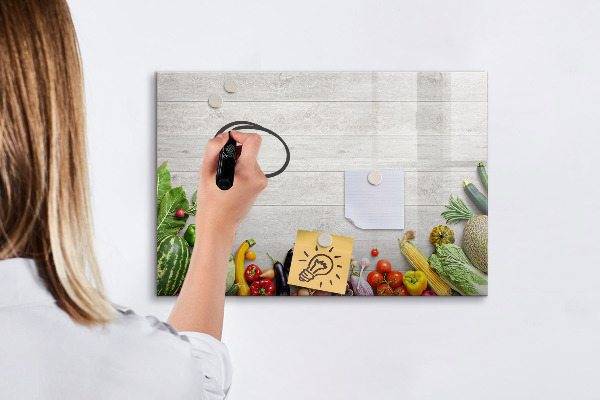 Magnetic dry erase board A creative space for memories and photos