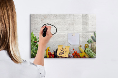 Magnetic dry erase board A creative space for memories and photos