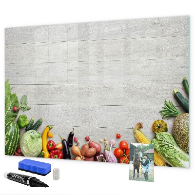 Magnetic dry erase board A creative space for memories and photos
