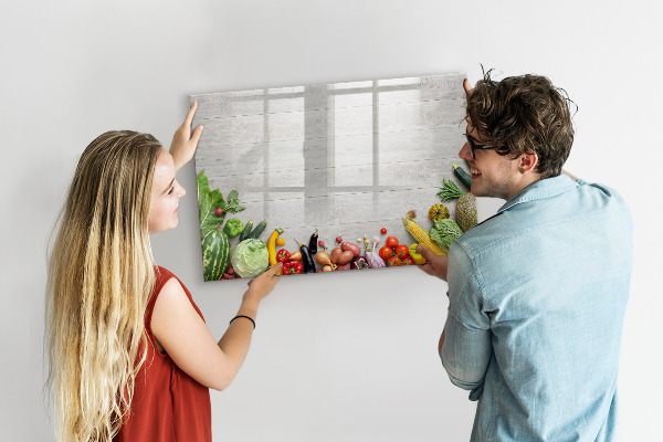 Magnetic dry erase board A creative space for memories and photos