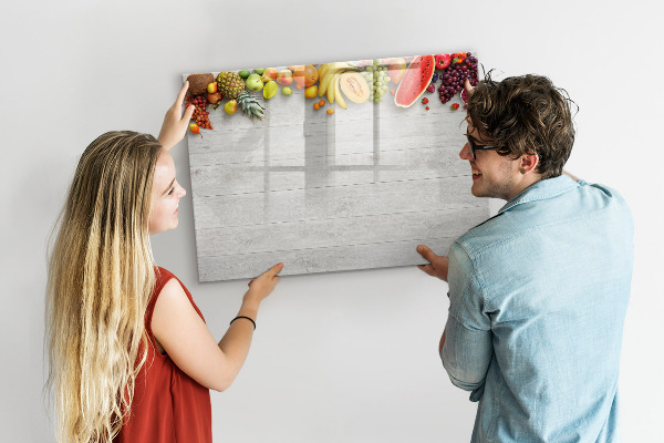 Magnetic dry erase board Colorful photo presentation set