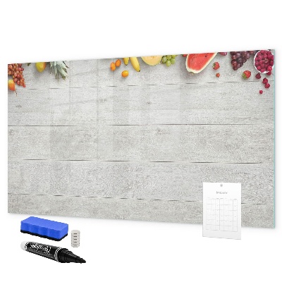 Magnetic dry erase board Colorful photo presentation set