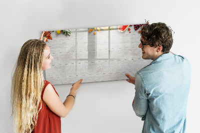 Magnetic dry erase board Colorful photo presentation set