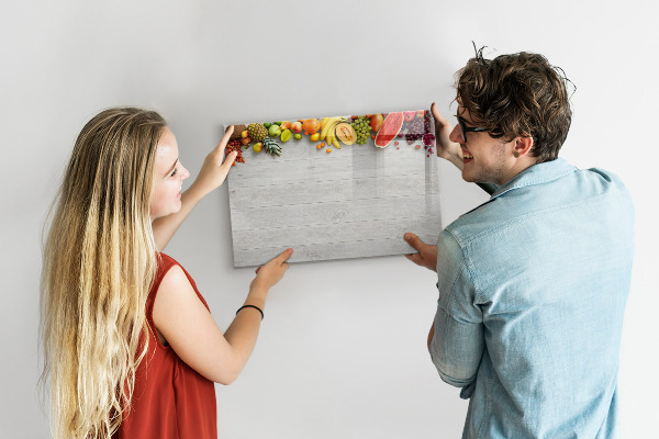 Magnetic dry erase board Colorful photo presentation set