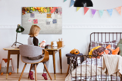 Magnetic dry erase board Colorful photo presentation set