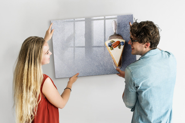 Magnetic dry erase board A creative place for memories and notes