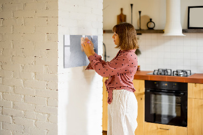 Magnetic dry erase board A creative place for memories and notes