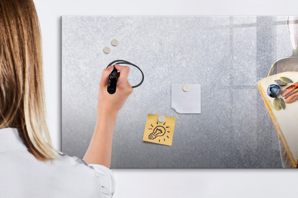 Magnetic dry erase board A creative place for memories and notes