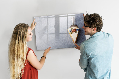 Magnetic dry erase board A creative place for memories and notes