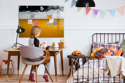 Dry erase board magnetic Creative photo display board