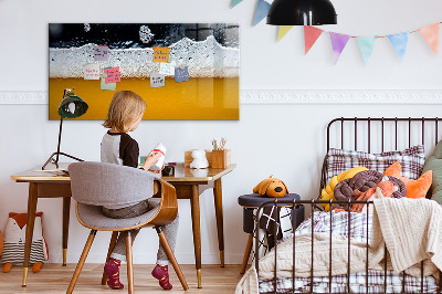 Dry erase board magnetic Creative photo display board