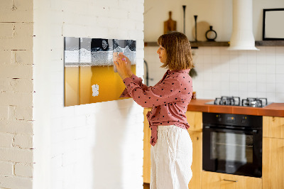Dry erase board magnetic Creative photo display board