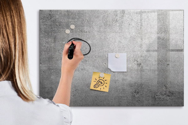 Magnetic dry erase board A modern board for hanging photos